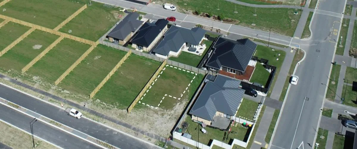 Land subdivision in Drury, Auckland